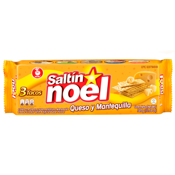 Noel Saltin Queso Y Mantequilla 385g