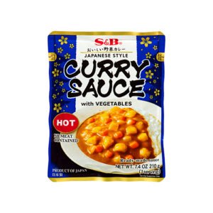 S&b Curry Sauce Hot Vegetable 210g