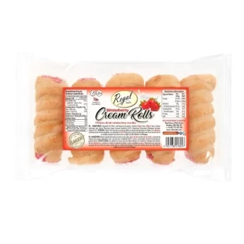 Regal Strawberry Cream Rolls 100g