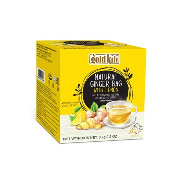 Gold Kili Natural Ginger Lemon Tea 60g