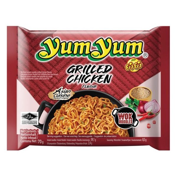 Yum Yum Grilled Chicken Noodles 70g