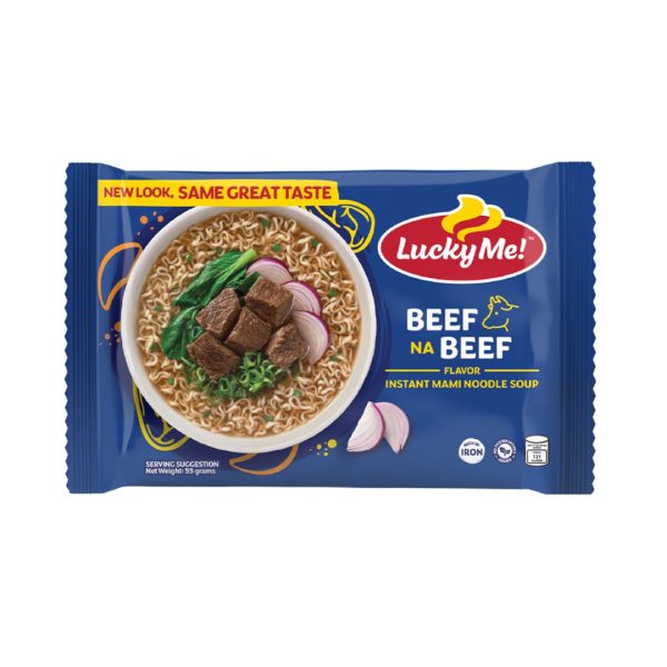 Lucky Me Beef Na Beef Mami Noodles 55g