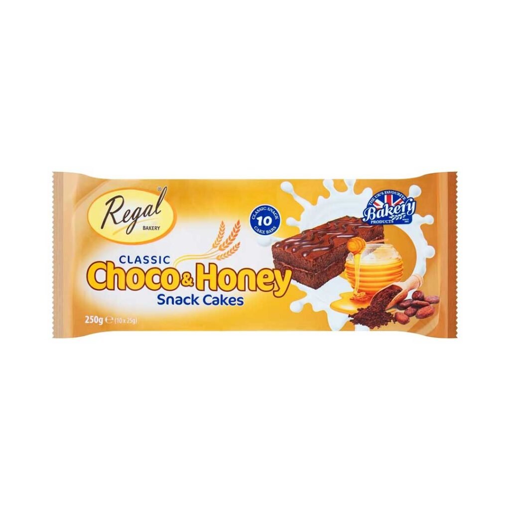 Regal Choc And Honey Snack Cakes 250g Cosmo Cash & Carry