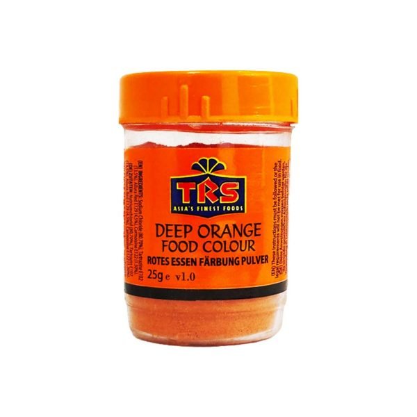 Trs Deep Orange Food Colour 25g