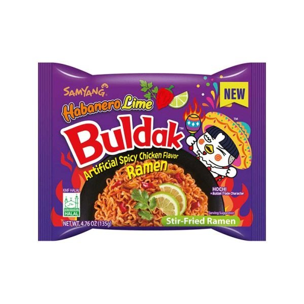 Samyang Habanero Lime Buldak Hot Chicken Noodles 135g