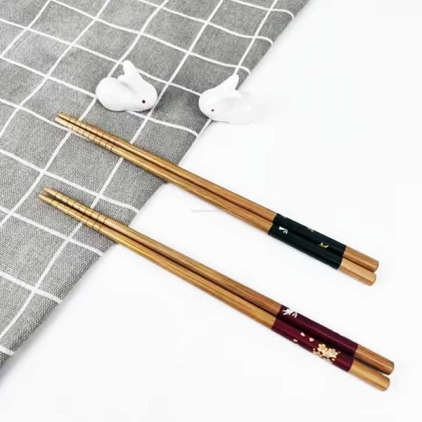 Bamboo Rabbit Chopsticks Holder