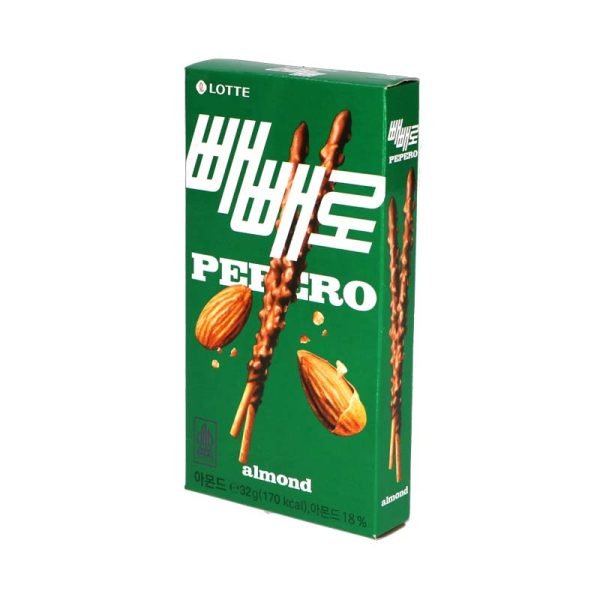 Lotte Pepero Almond & Chocolate Sticks 32g