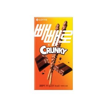 Lotte Pepero Crunchy Chocolate and Cookies 39g