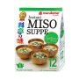 Marukome Instant Miso Soup Vegetarian Mix (Ryotei No Aji) 225g