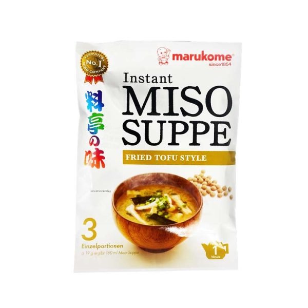 Marukome Instant Miso Soup With Fried Tofu 57g