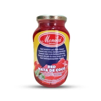 Monika Red coconut Cubes Dessert (Nata de Coco) 340g