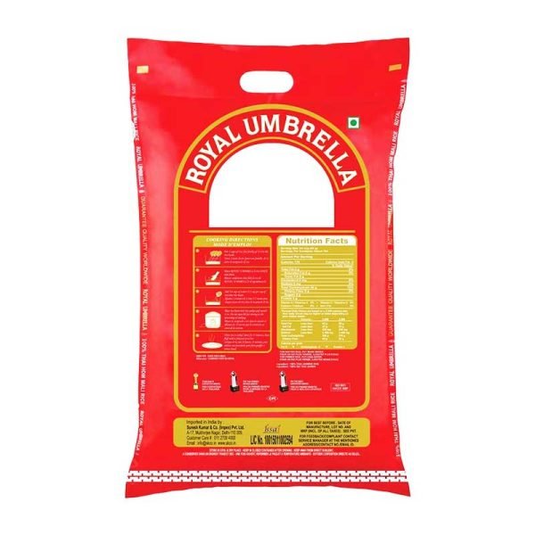 Royal Umbrella 100% Pure Thai Jasmine Rice 5Kg