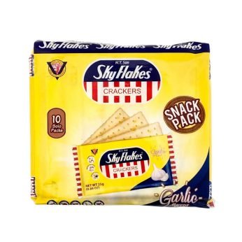 Sky Flakes Crackers Garlic 10 Solo Packs