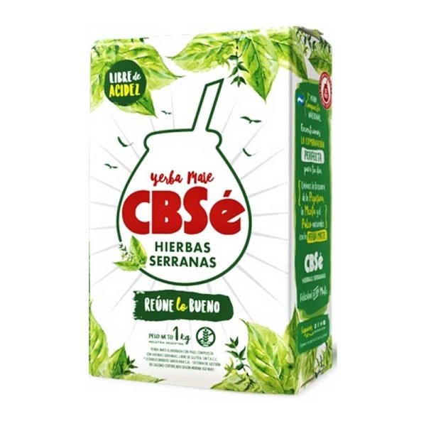 Yerba Mate CBSé Hierbas Serranas Mountain Herbs 1kg