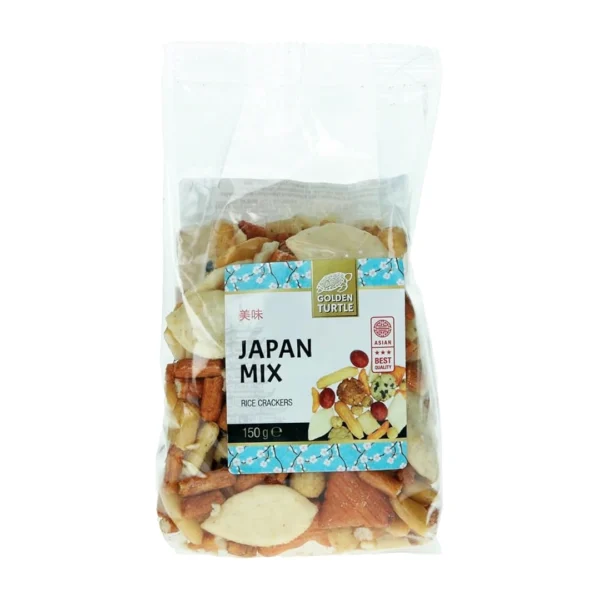 Golden Turtle Japan Mix Rice Crackers 150g