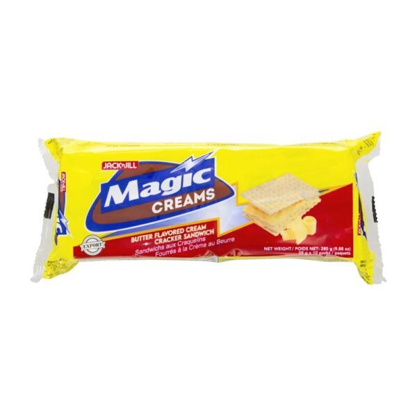 Jack 'n Jill Magic Creams Butter Flavored Cream Cracker Sandwich 280g