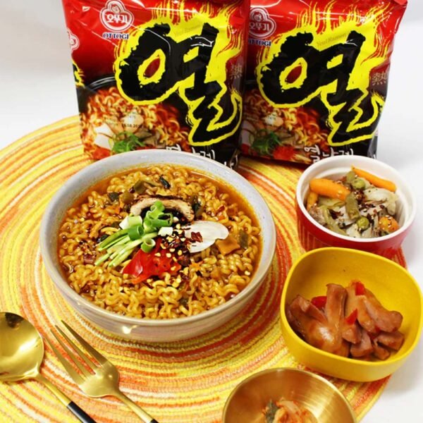 Ottogi Yeul Ramen Extra Spicy Noodles 120g - Image 2