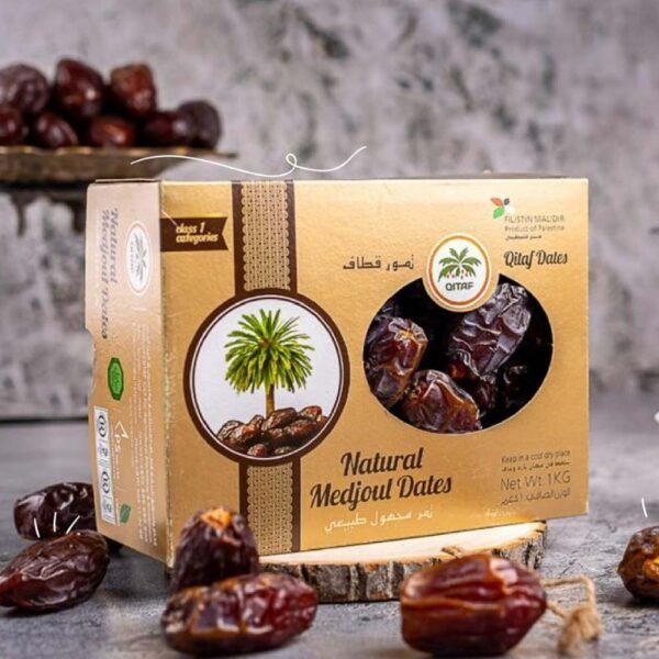 Qitaf Natural Medjoul Dates 1kg - Image 2