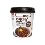 Yopokki Black Soybean Sauce Topokki Rice Cake 140g