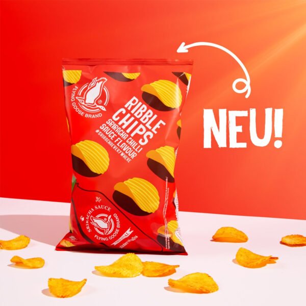 Flying Goose Ribble Chips Sriracha Chilli 100g