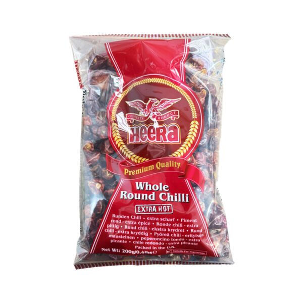 Heera Whole Round Chilli Extra Hot 200g