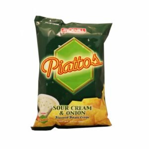 Jack'n Jill Piattos Sour Cream & Onion Potato Crisps 85g