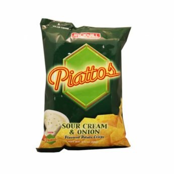 Jack’n Jill Piattos Sour Cream & Onion Potato Crisps 85g