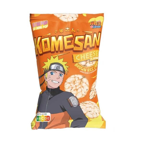 Komesan Cheese Flavor Brown Rice Chips Naruto 60g