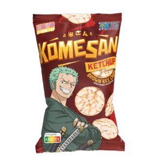 Komesan Ketchup Flavored Brown Rice Chips Naruto 60g