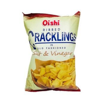 Oishi Ribbed Cracklings in Old Fashioned Salt & Vinegar 90g