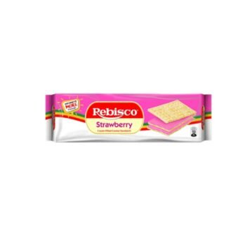 Rebisco Strawberry Cream-Filled Cracker Sandwich 32g