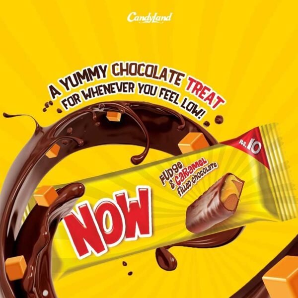 Candyland Now Fudge Caramel Filled Chocolate - Image 3