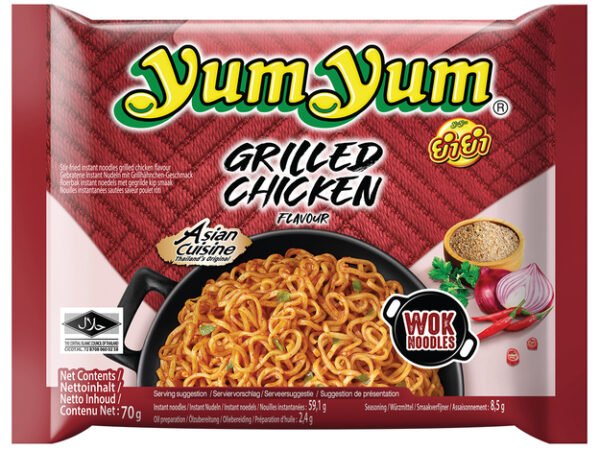 YUM YUM GRILLED CHICKEN THAI HOT 70g