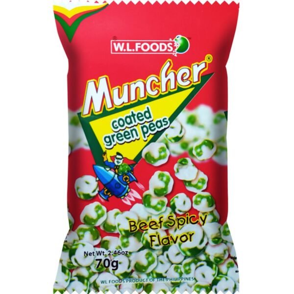 WL Muncher Green Peas Beef Spice 70g