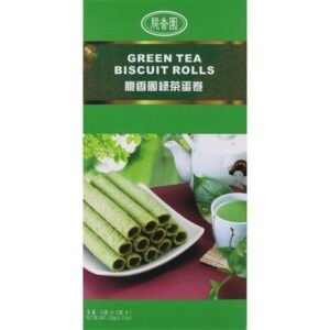 Crispy Fragrance Garden Green Tea Biscuit Rolls 124g