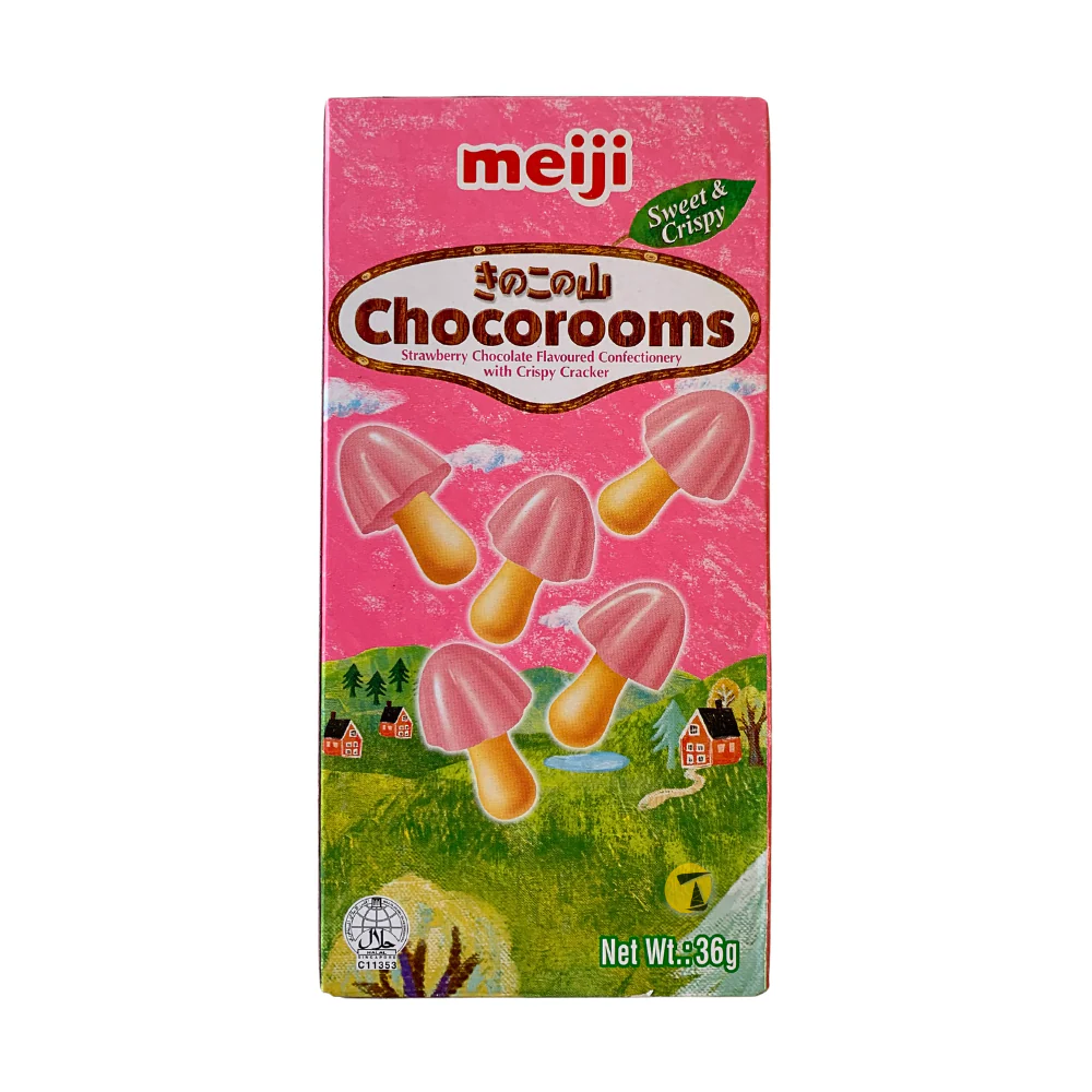 Meiji Chocorooms Strawberry 36g